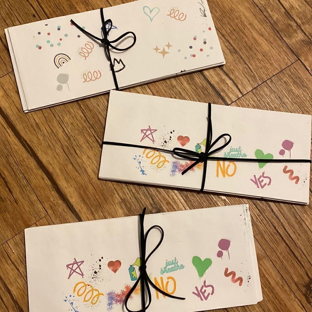Custom Graffiti Doodle Sealable Envelopes